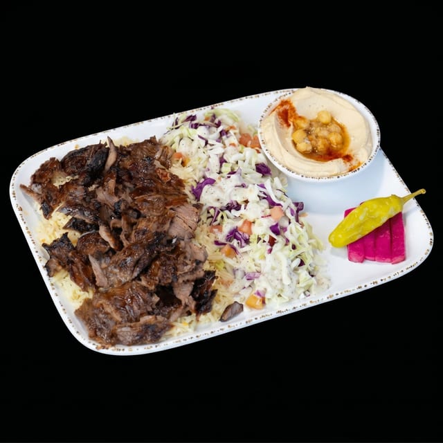 Beef Shawarma Plate.