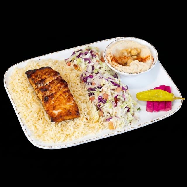 Salmon Filet Plate.