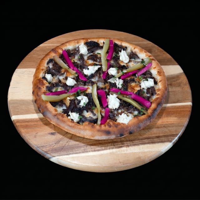 Levant Pizza Beef.